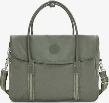 KIPLING - Bolsa para portátil 'SUPERWORKER' en verde: frente