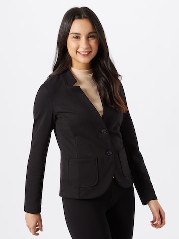 TOM TAILOR Blazer in Black: front