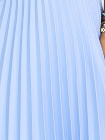 Numoco Kleid 'Plisseekleid Lilu'‌‌‌‌ in Blau