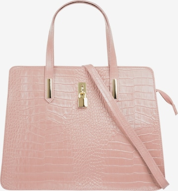Cluty Handbag in Pink: front
