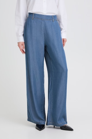 Regular Pantalon b.young en bleu : devant