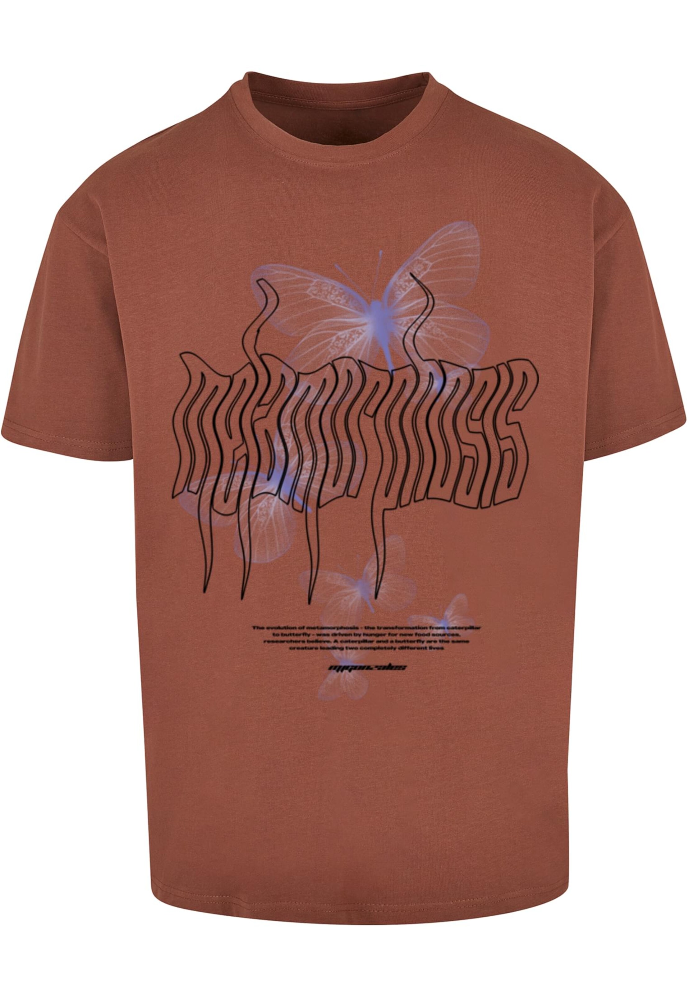 MJ Gonzales T-Shirt 'Metamorphose V.5' in Braun: Vorderseite
