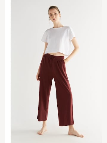 True North Wide leg Pants 'Weite Hose' in Red