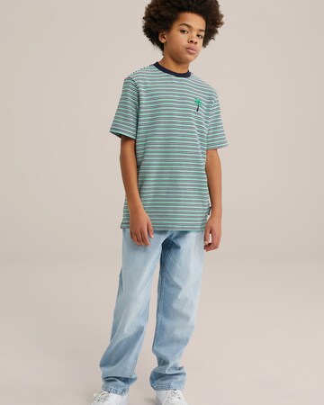 WE Fashion Футболка в Зеленый