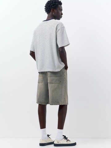 Pull&Bear Luźne Jeansy w kolorze szary