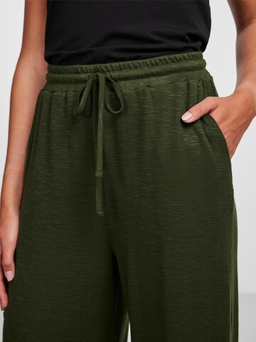 PIECES Loose fit Trousers in Green