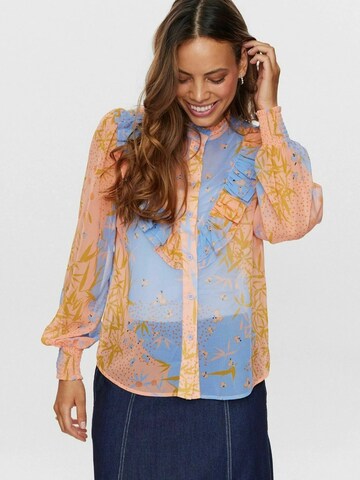 NÜMPH Blouse 'Kyndall' in Blue: front