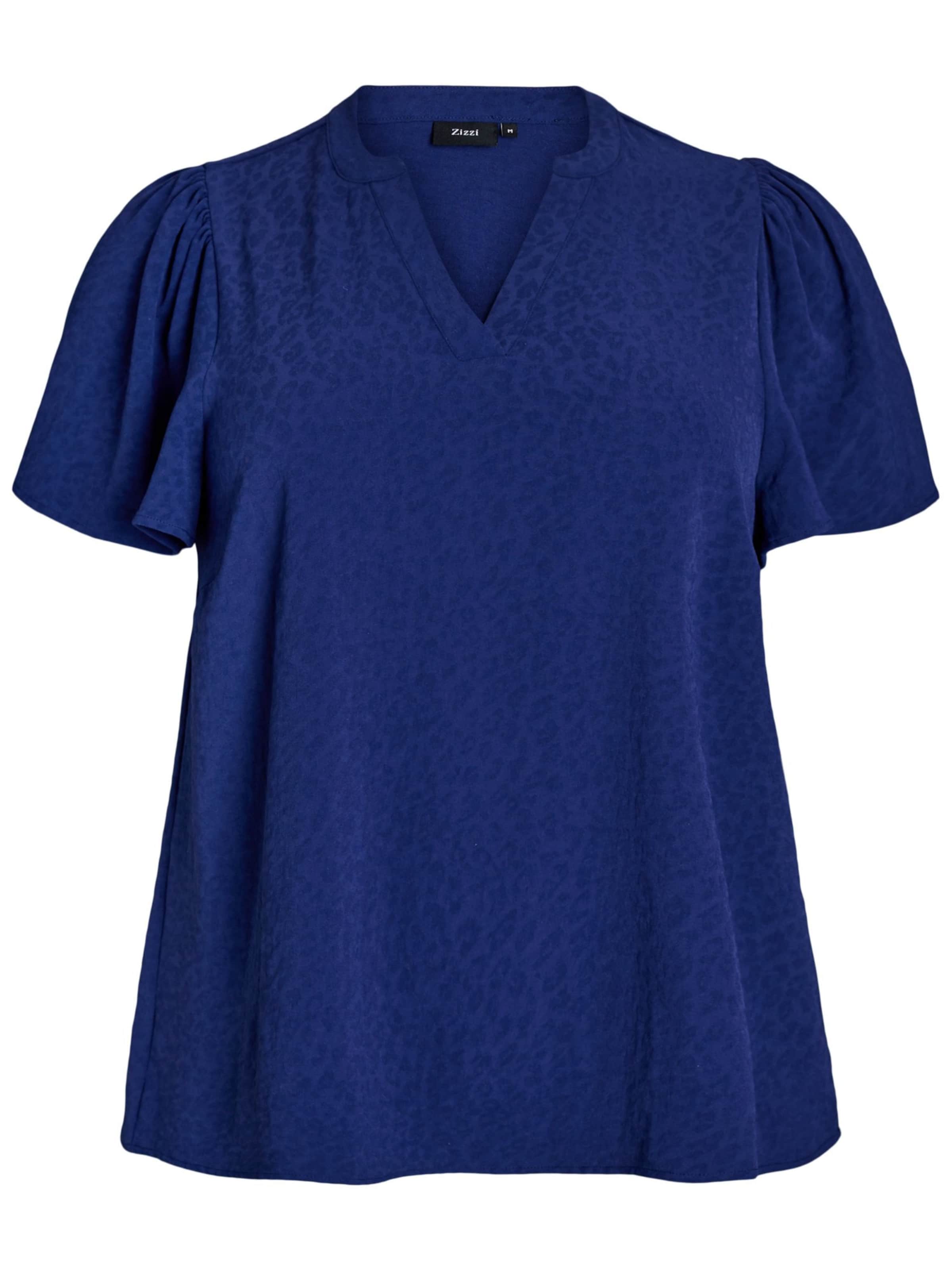 Zizzi Bluse 'CALEMINA' i blå: forside