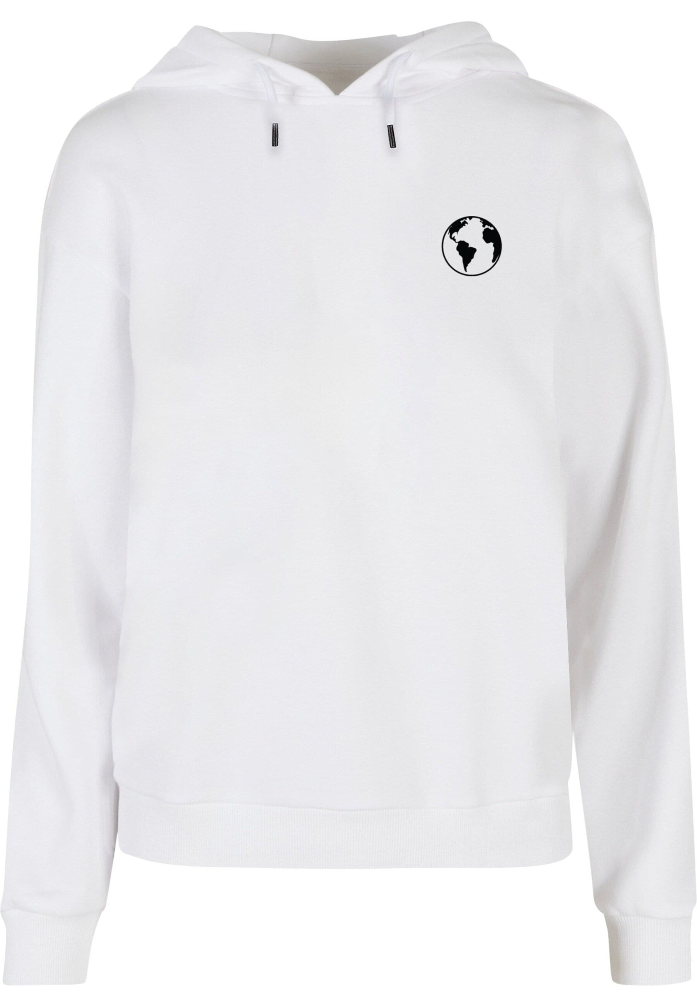 Merchcode Sweatshirt in Wit: voorkant