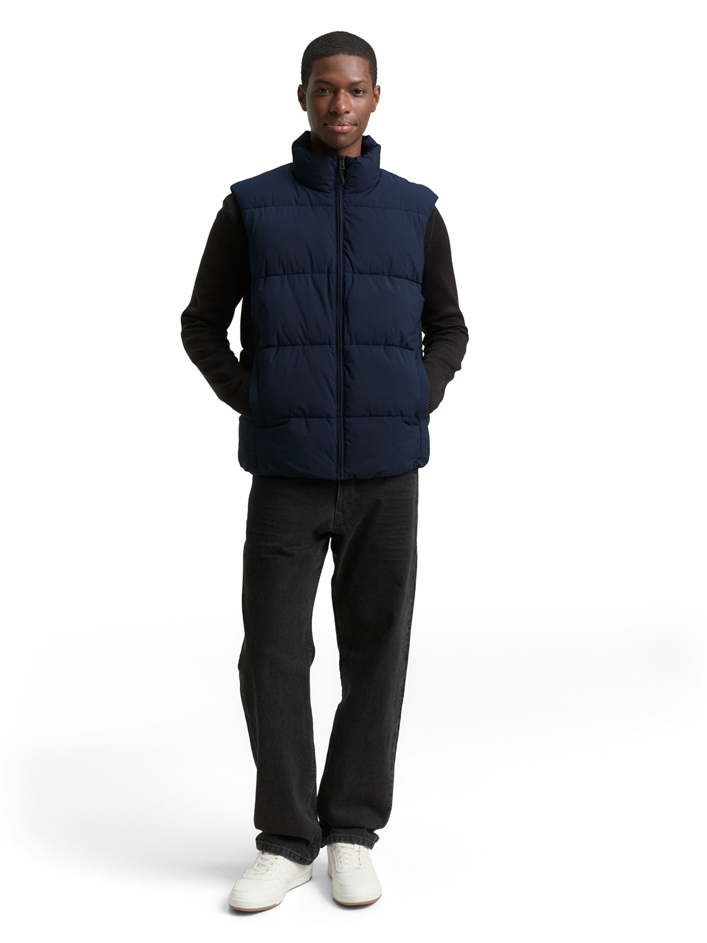 TOM TAILOR DENIM Vest in Blue