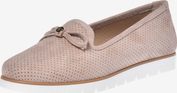 Baldinini Ballet Flats in Brown: front