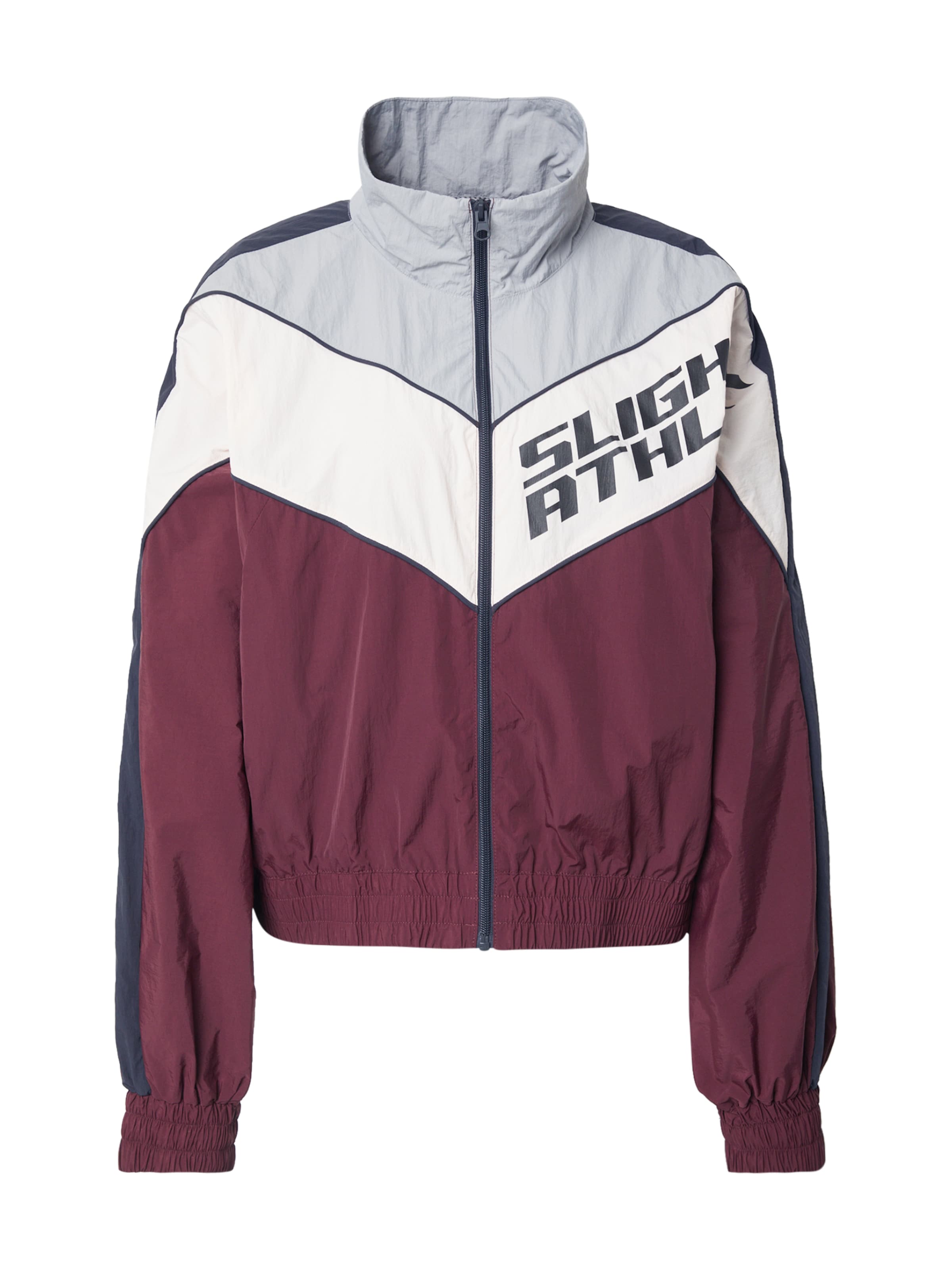 Monki Kurtka przejściowa w kolorze szary: przód