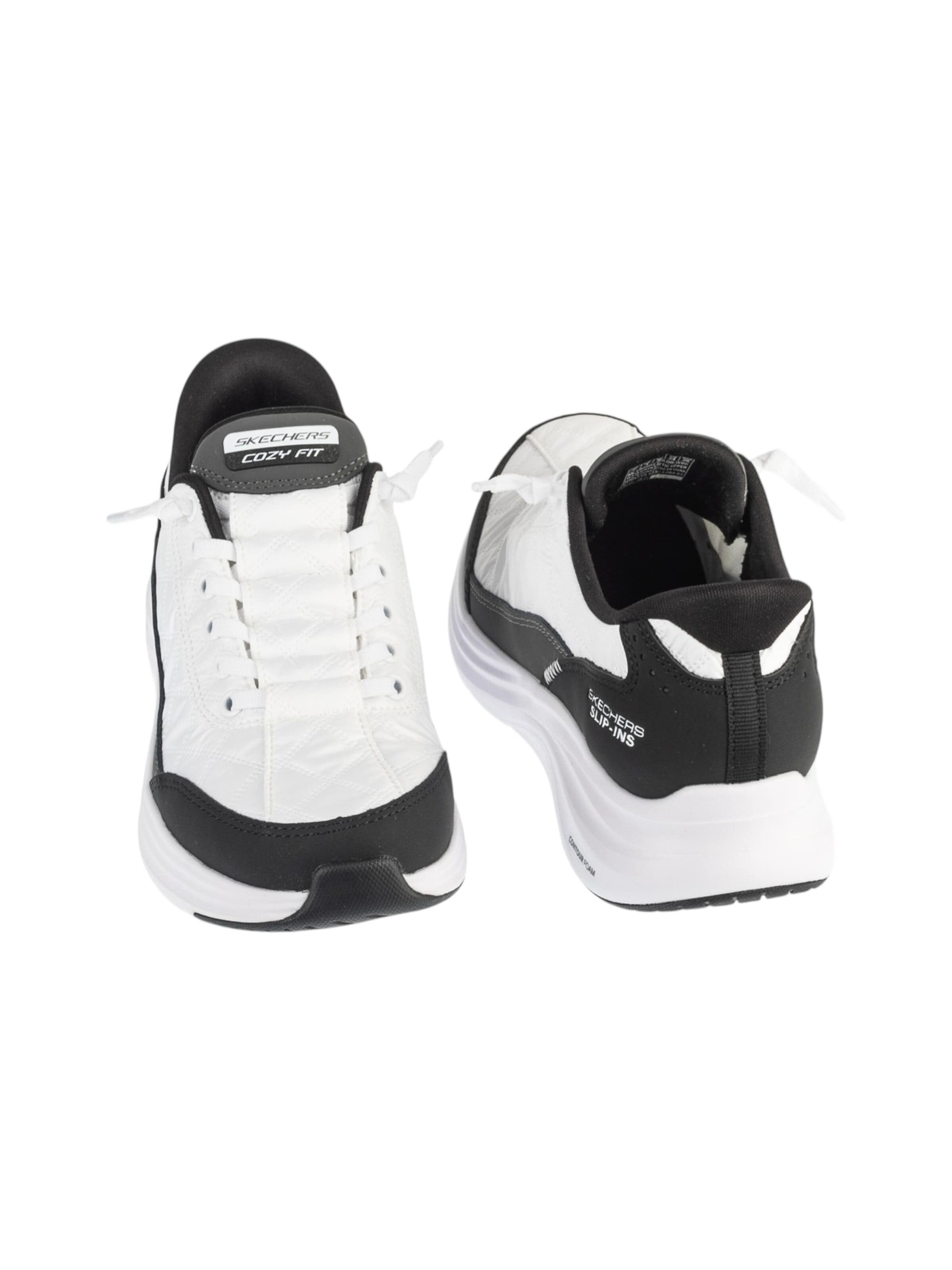Baskets basses 'Skechers Slip-ins: Contour Foam - Cozy Fit' SKECHERS en blanc