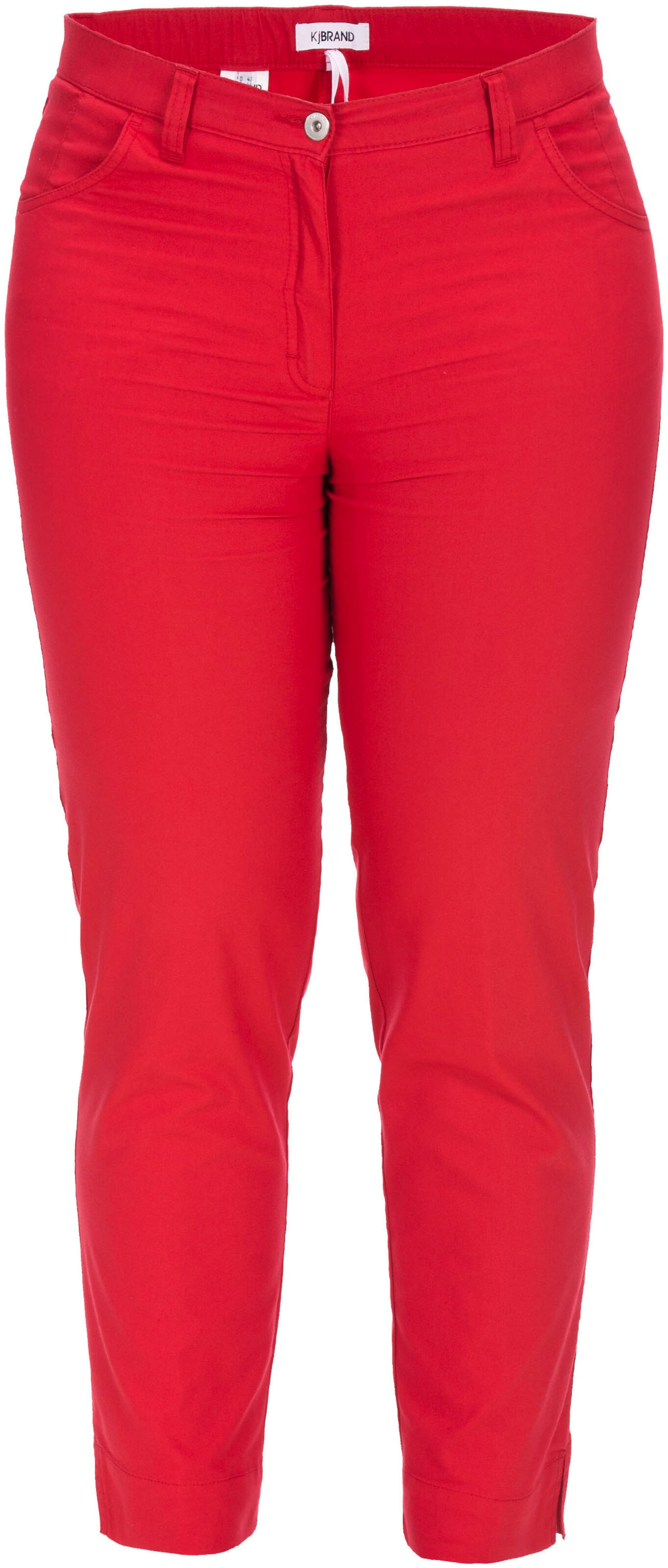 KjBRAND Slim fit Chino Pants in Red: front