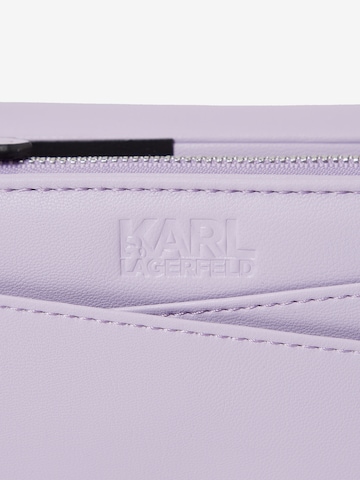Karl Lagerfeld Denarnica | vijolična barva