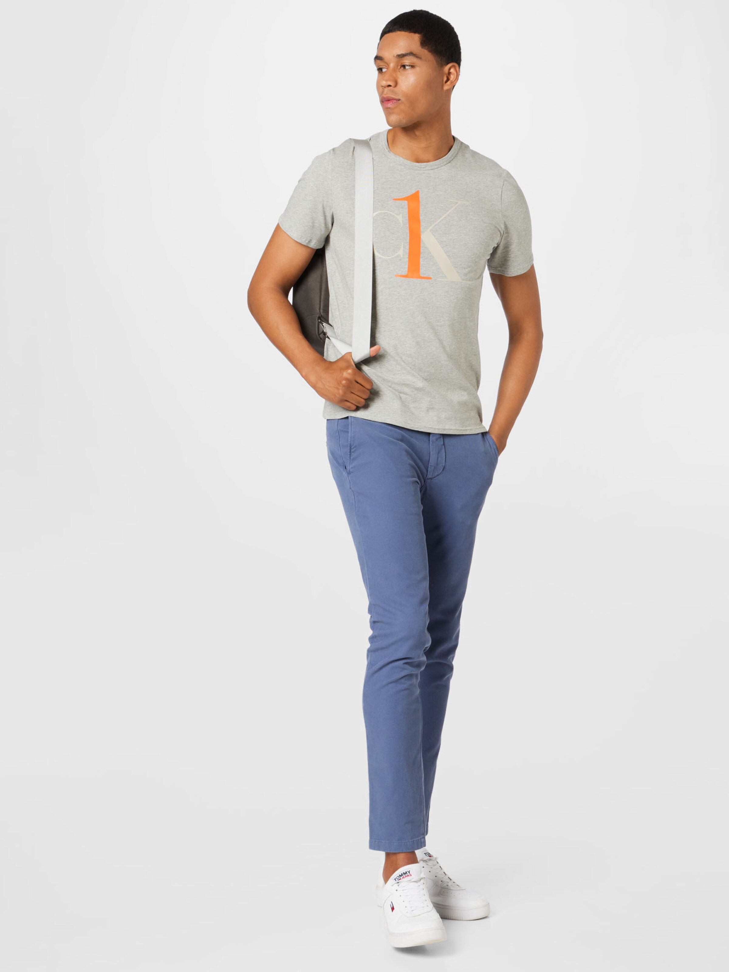 Männer Shirts Calvin Klein Schlafshirt in Grau, Graumeliert - VD23127 Männer Shirts Calvin Klein Schlafshirt in Grau, Graumeliert - VD23127