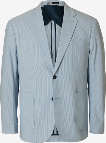 SELECTED - Chaqueta saco 'HYALE' en azul: frente