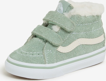 žalia VANS Sportbačiai 'Sk8-Mid': priekis
