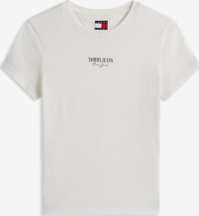 Marškinėliai 'ESSENTIAL' iš Tommy Jeans, spalva – juoda / balta, Prekių apžvalga