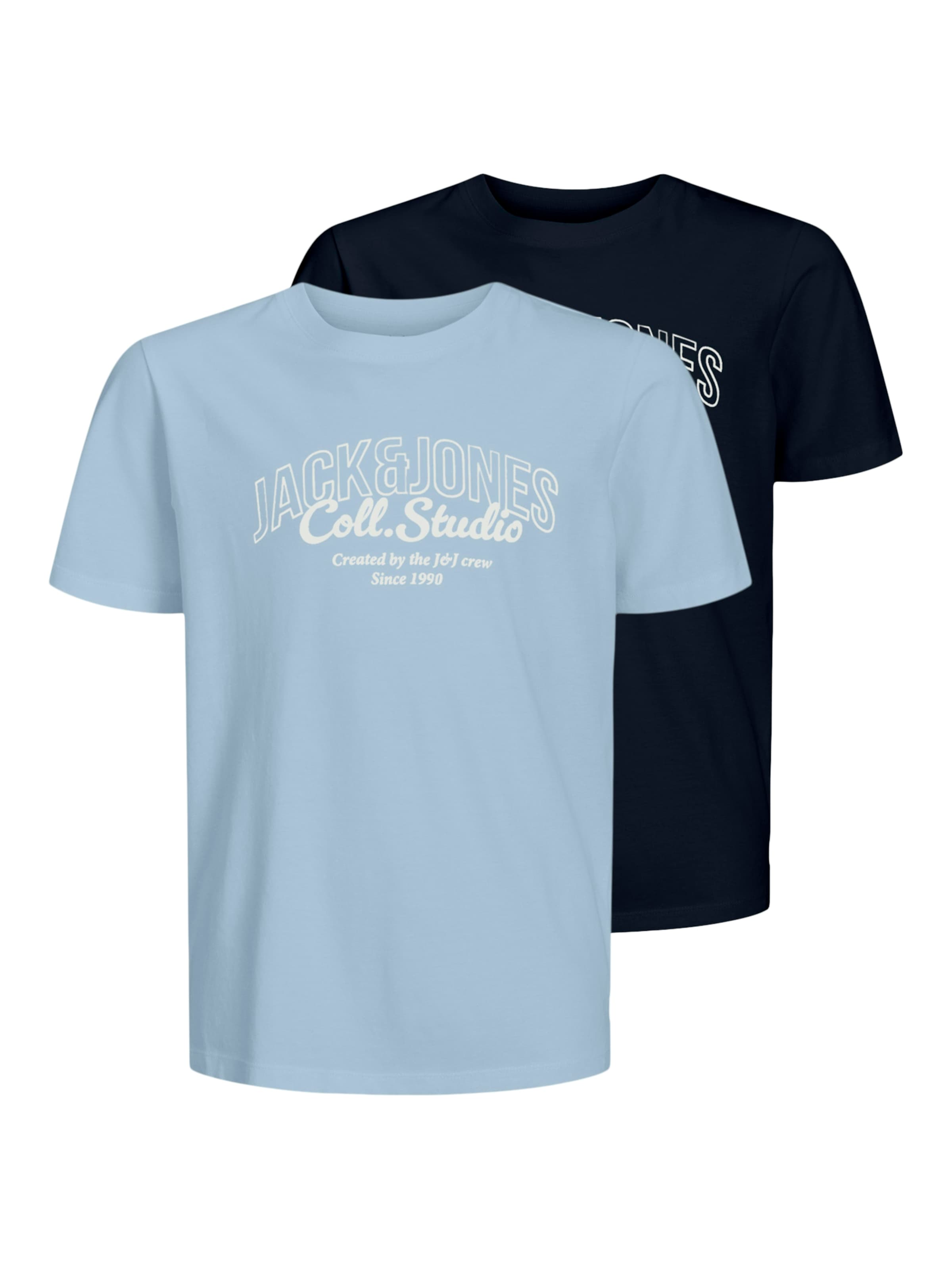 Jack & Jones Junior T-Shirt in Blau: Vorderseite