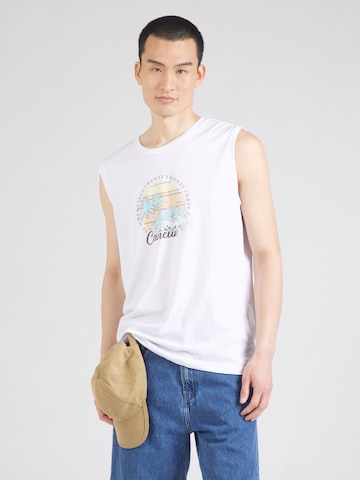 T-Shirt 'JREBBILL' JJ Rebel en beige : devant