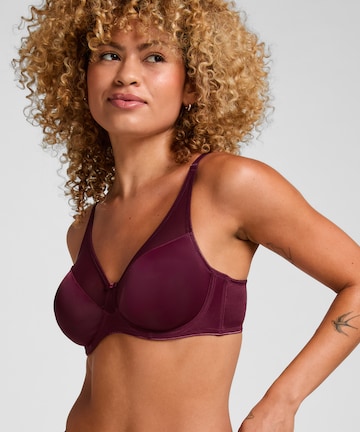 Hunkemöller Bustier BH 'Nina' in Rood: voorkant