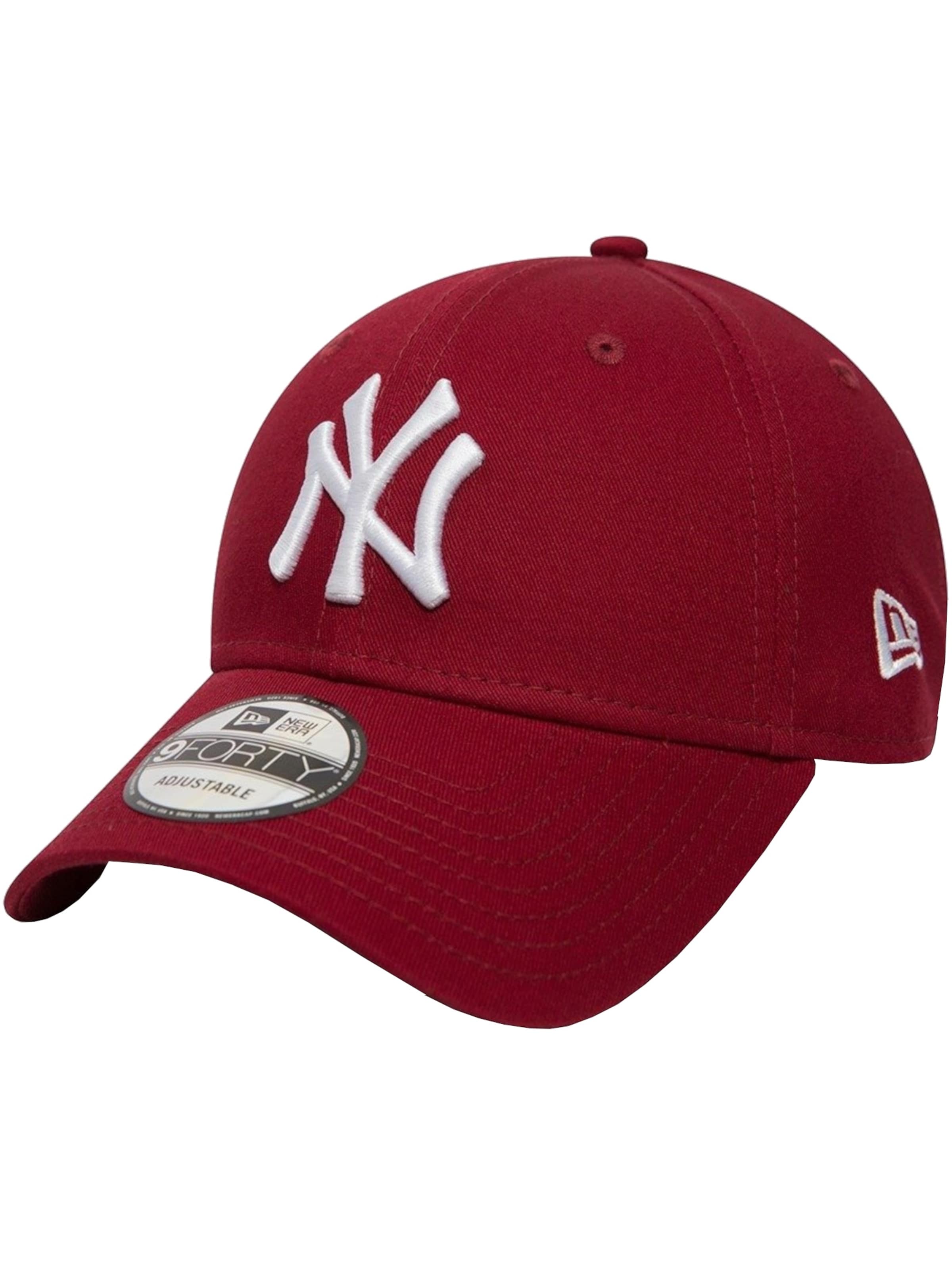 NEW ERA Cap 'New Era 9FORTY New York Yankees MLB League Essential Cap' in Red: front
