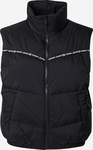 Tommy Jeans Vest in Black: front