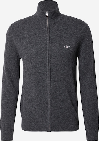 Vestes en maille GANT en gris : devant