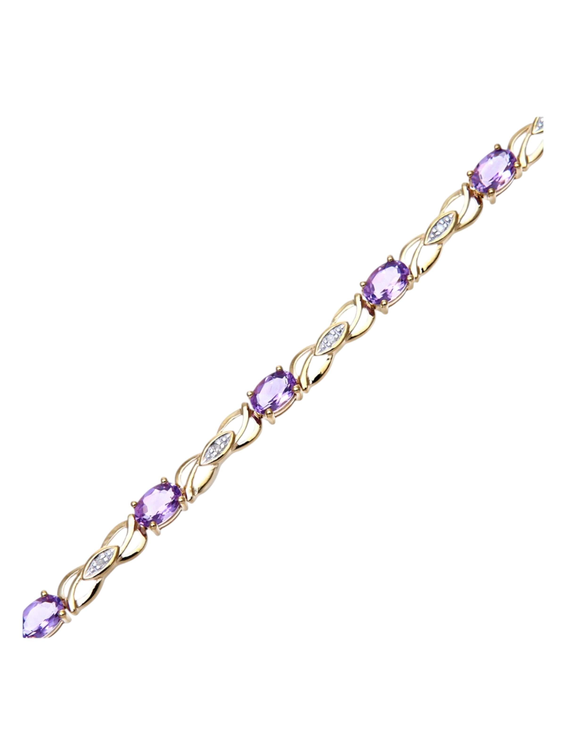 DIAMANT LETERNEL Armbånd i gul