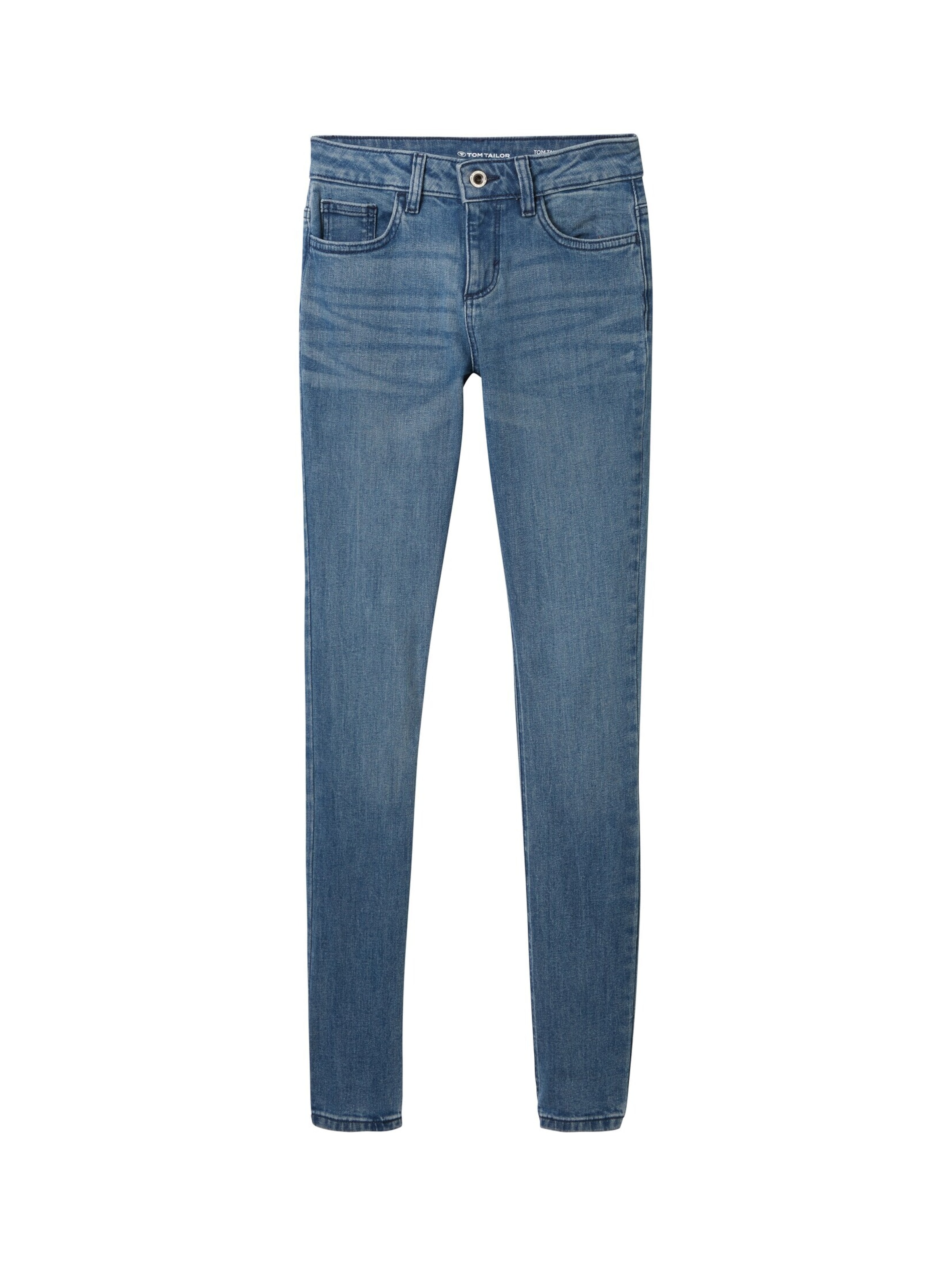 TOM TAILOR Slimfit Jeans 'Alexa' in Blauw: voorkant