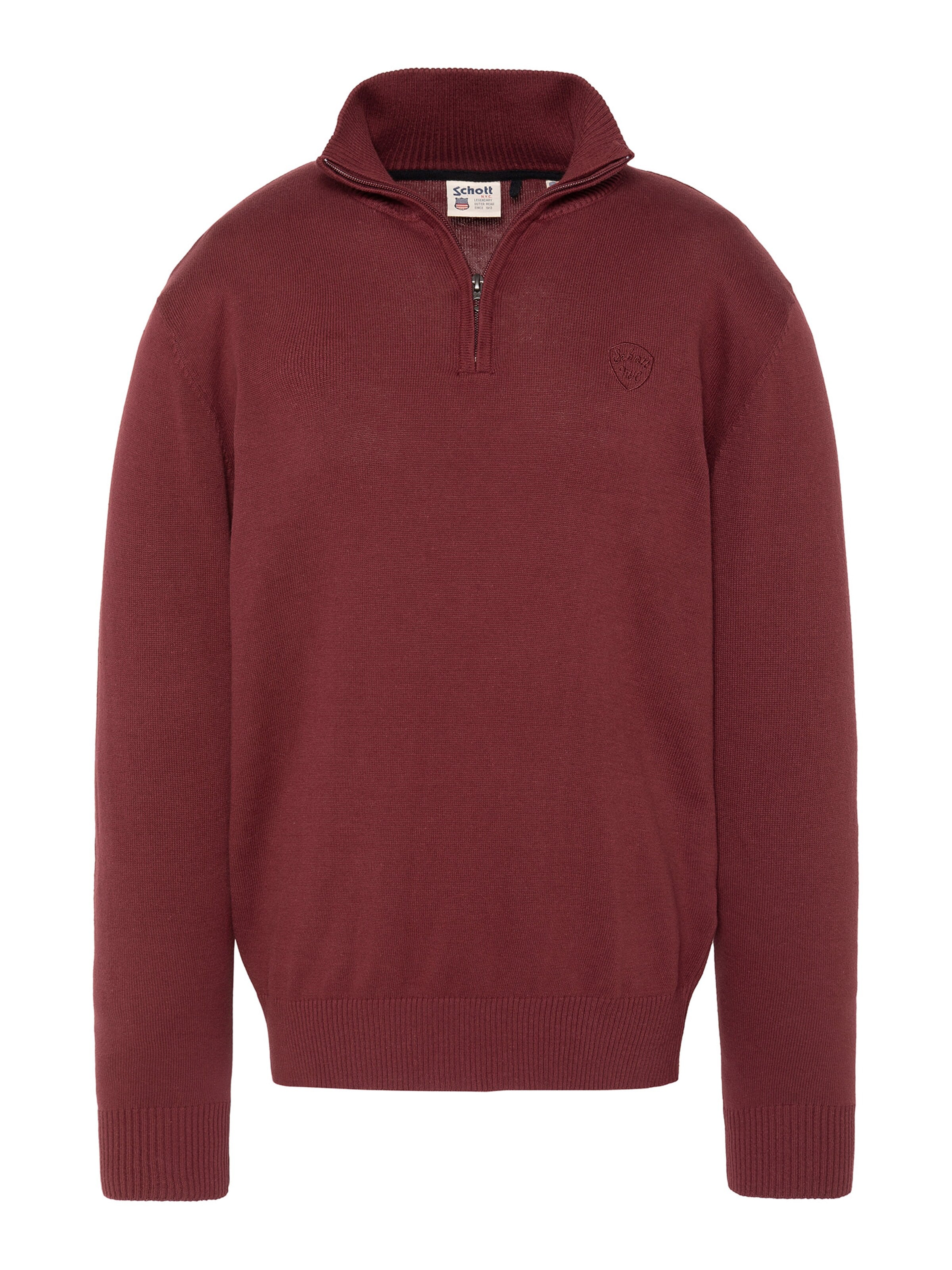 Pull-over Schott NYC en rouge : devant