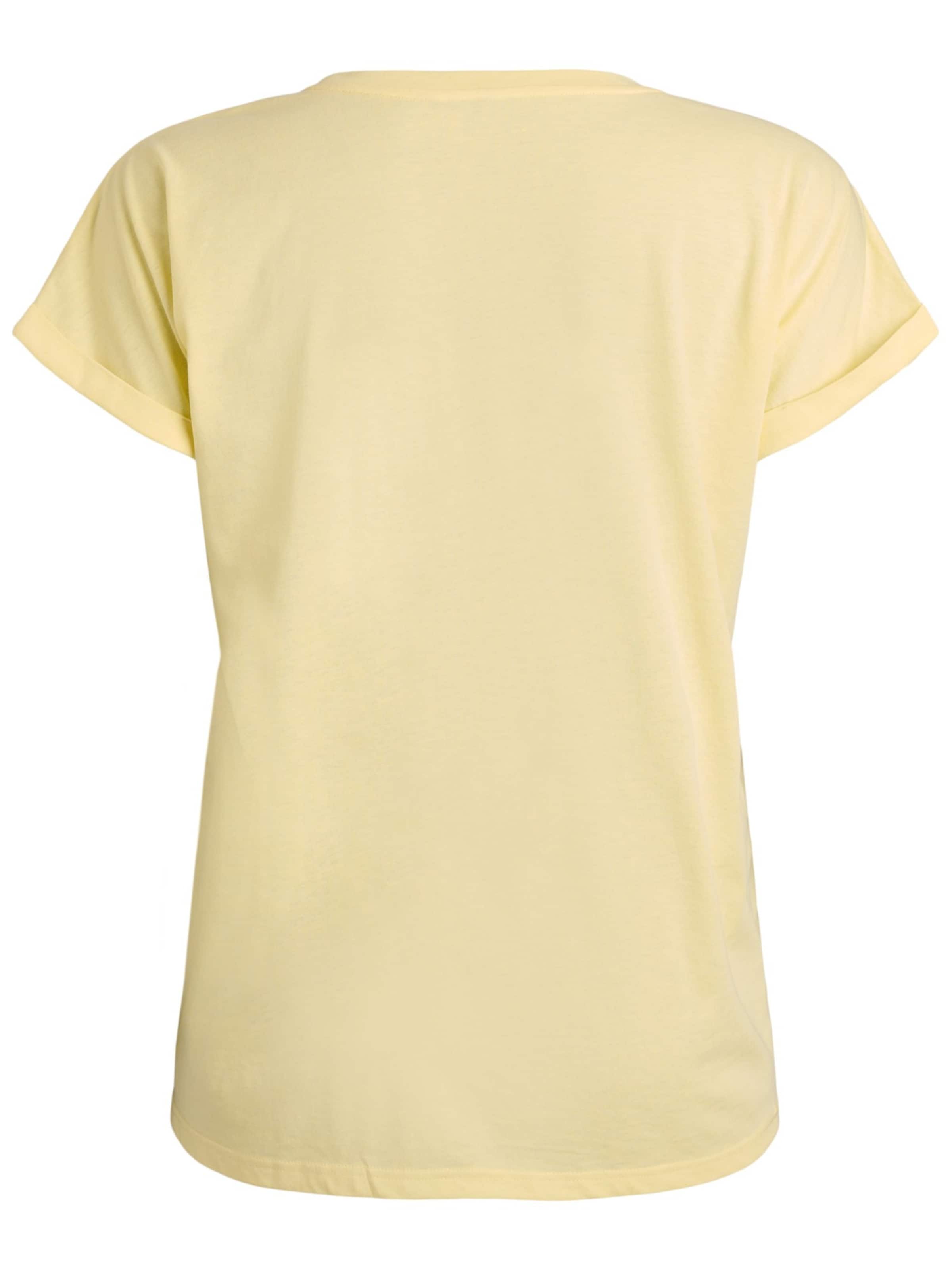 T-shirt 'MKATJA' Zizzi en jaune
