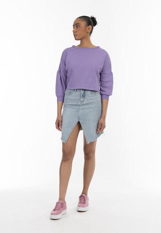 MYMO Sweatshirt i lilla
