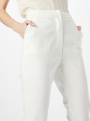 Karen Millen Regular Pleated Pants in Beige