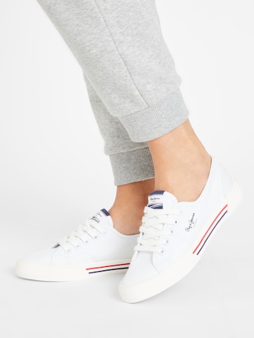 Pepe Jeans Sneaker low 'Brady' i hvid: forside