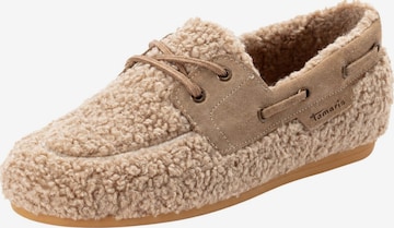 Mocassin Tamaris en beige : devant