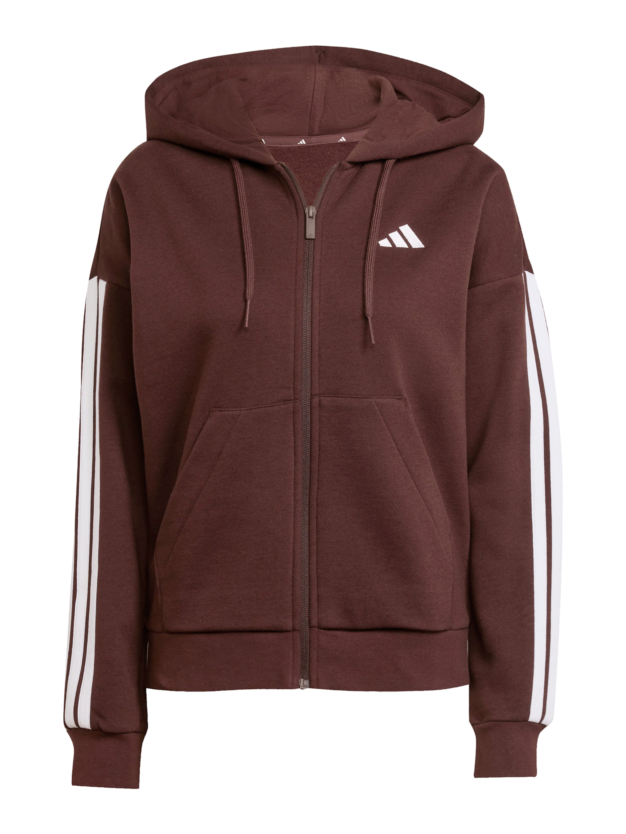 ADIDAS SPORTSWEAR Sport szabadidős dzsekik 'Essentials' - barna: elől