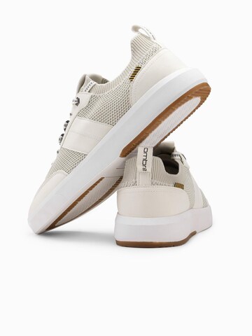 Ombre Platform trainers in White