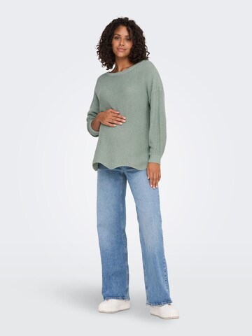 Only Maternity Sweater 'Hilde' in Green