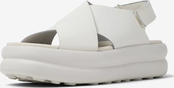 CAMPER Sandal ' Pelotas Flota Up ' in White: front
