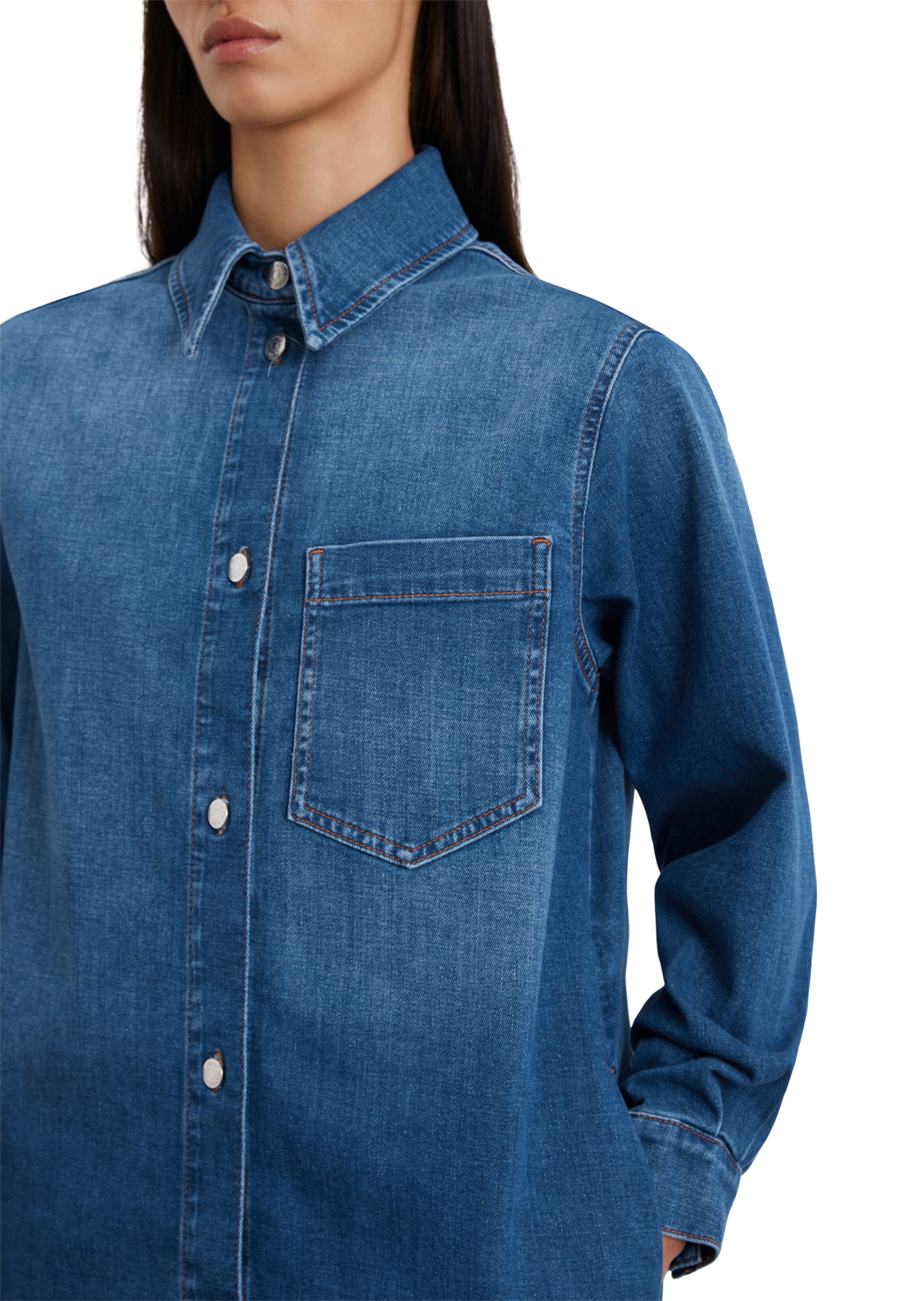 Marc O'Polo Shirt dress in Blue