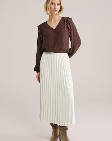 WE Fashion Bluse in Braun