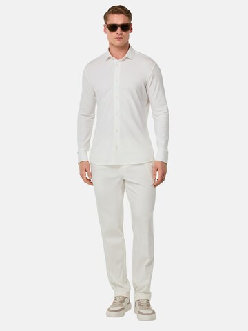 Boggi Milano Regular Fit Skjorte 'B Tech' i hvid
