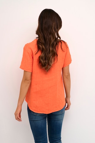 Cream Blouse 'Bellis' in Orange