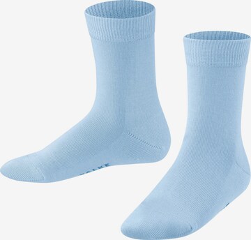 FALKE Socks 'Family' in Blue: front