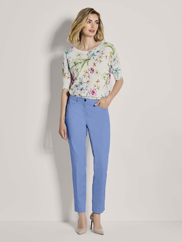 MADELEINE Slim fit Chino trousers in Blue