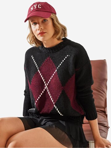 Pull-over 'Pullover' Bianco Lucci en mélange de couleurs