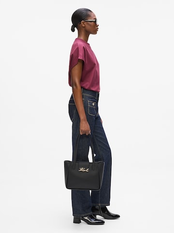 Karl Lagerfeld - Mala de ombro em preto