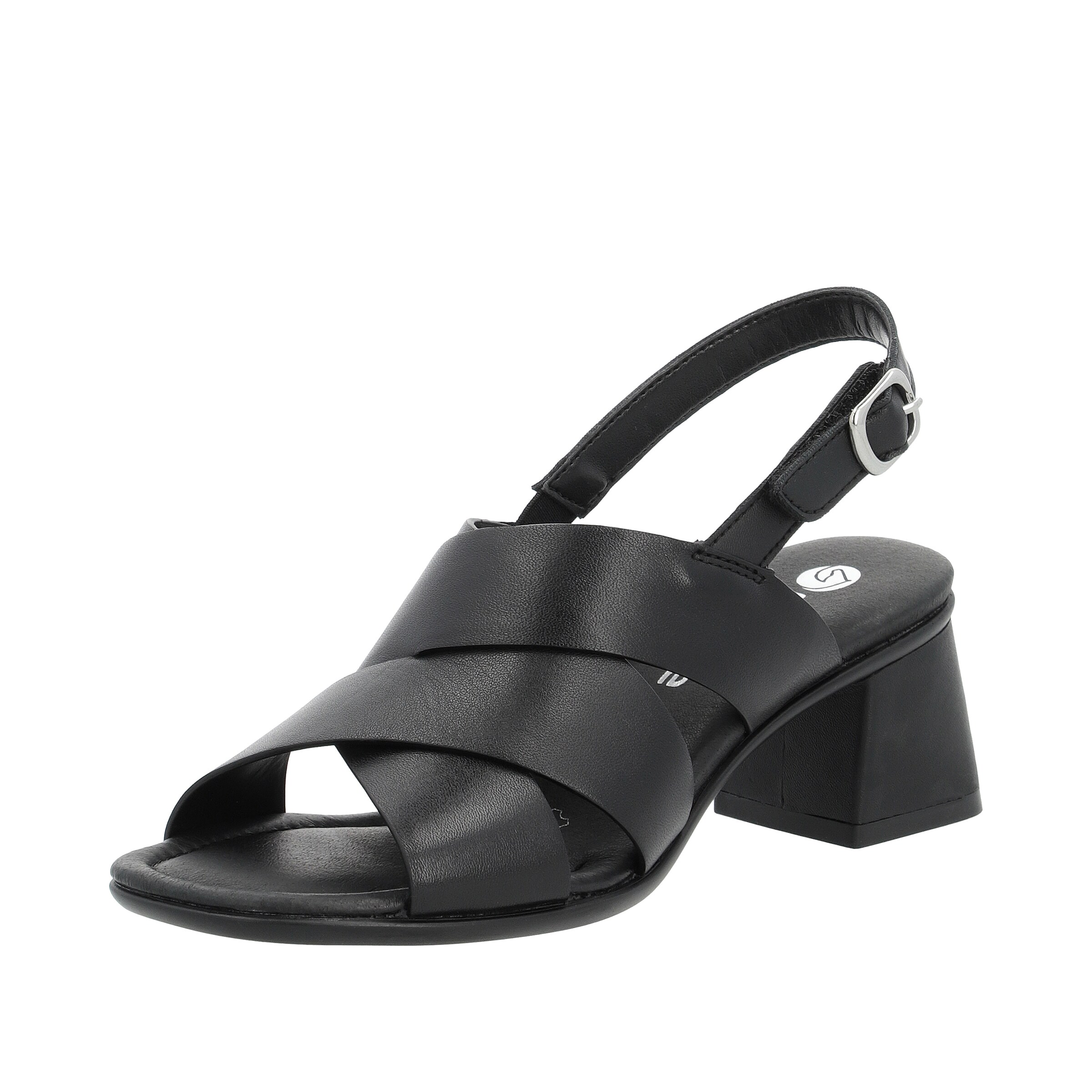 REMONTE Strap Sandals ' D1K53 ' in Black: front
